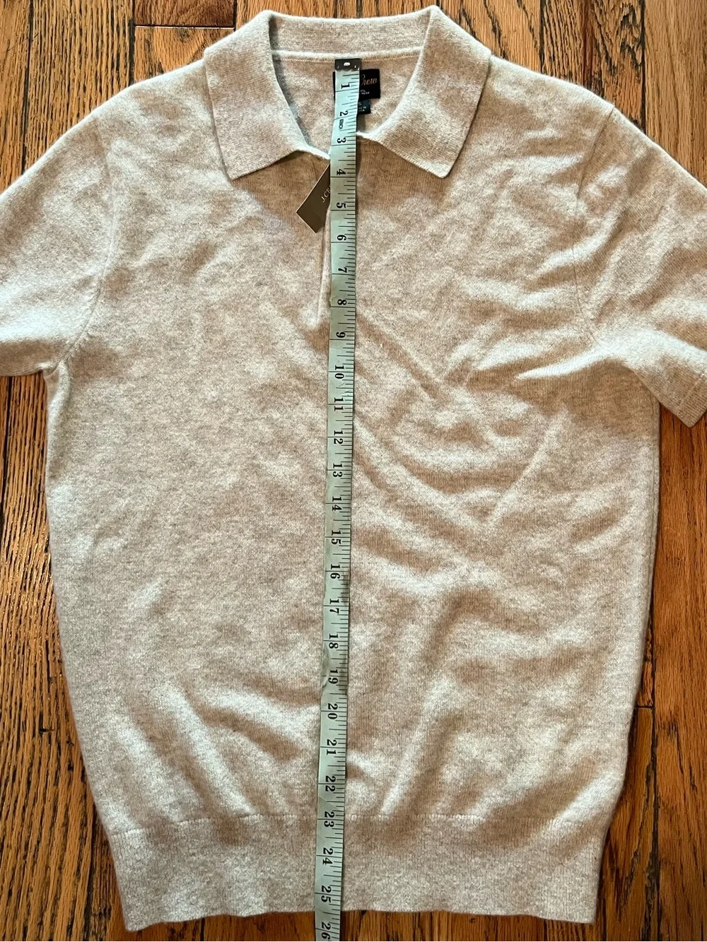J. Crew Men's Cashmere Short Sleeve Sweater Polo Size Small NWT